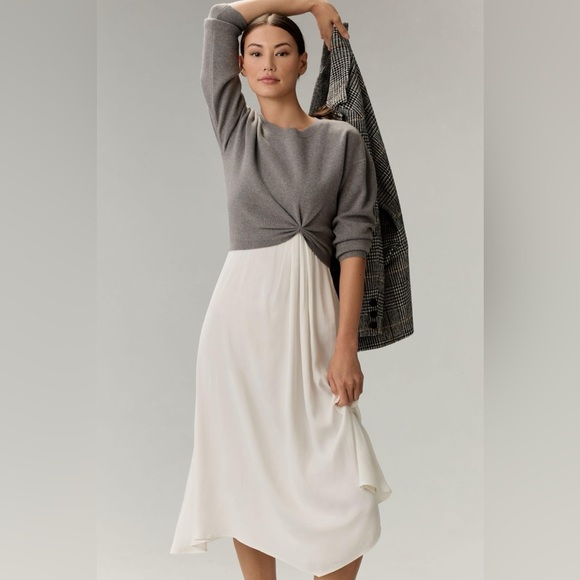 Anthropologie Dresses & Skirts - NWT The Gemini Twofer Sweater + Dress Set
